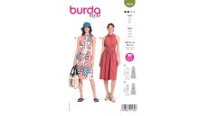Strih Burda 5916 - Košeľové šaty