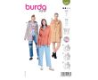 Strih Burda 5923 - Parka, bunda s kapucňou