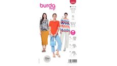 Strih Burda 5926 - Sako (4 varianty)