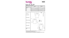 Strih Burda 5926 - Sako (4 varianty)