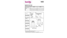 Strih Burda 5938 - Kolesová sukňa, rozšírená sukňa