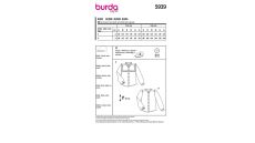 Strih Burda 5939 - Blúzka, košeľa