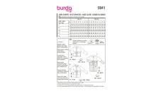 Strih Burda 5941 - Bunda, dlhá bunda, menčestrová bunda