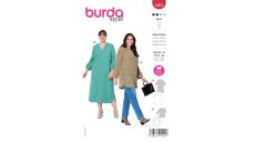 Strih Burda 5953 - Tunika, tunikové šaty