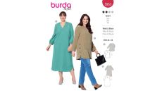 Strih Burda 5953 - Tunika, tunikové šaty