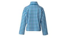 Strih Burda 5963 - Voľná mikina s rolákovým golierom, fleecová mikina, rolák