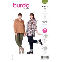 Strih Burda 5965 - Košeľa, predĺžená košeľa