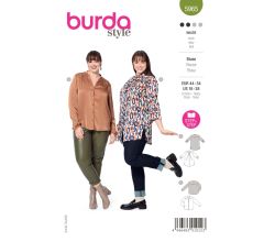 Strih Burda 5965 - Košeľa, predĺžená košeľa