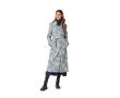 Strih Burda 5984 - Dvojradový kabát s opaskom, trenčkot, dvojradové sako