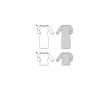 Strih Burda 5985 - Tričkové šaty, tričko s lodičkovým výstrihom