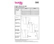 Strih Burda 5995 - Kimono s opaskom