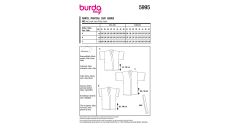 Strih Burda 5995 - Kimono s opaskom