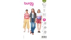 Strih Burda 5997 - Košele