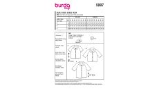 Strih Burda 5997 - Košele