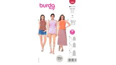 Strih Burda 5999 - Tielko, top bez rukávov
