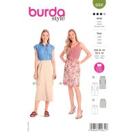 Strih Burda 6000 - Sukne s vreckami, maxi sukne