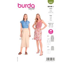 Strih Burda 6000 - Sukne s vreckami, maxi sukne