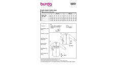 Strih Burda 6001 - Košeľa, dlhá košeľa