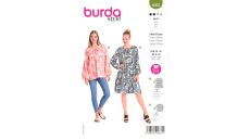 Strih Burda 6002 - Blúzkové šaty, blúzka