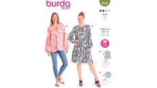 Strih Burda 6002 - Blúzkové šaty, blúzka