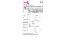 Strih Burda 6010 - Tričko
