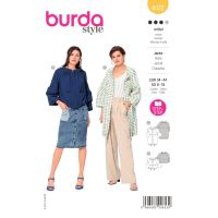 Strih Burda 6022 - Parka, balónový kabát