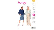 Strih Burda 6022 - Parka, balónový kabát