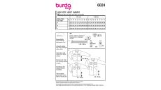 Strih Burda 6024 - Košeľové sako, košeľový kabát