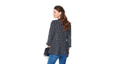 Strih Burda 6029 - Sako na zips, francúzske sako