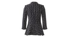 Strih Burda 6029 - Sako na zips, francúzske sako