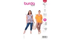 Strih Burda 6037 - Voľná blúzka