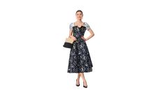 Strih Burda 6042 - Šaty v retro štýle
