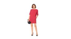 Strih Burda 6046 - Mini šaty s výstrihom na chrbte