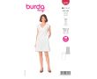 Strih Burda 6048 - Rovné šaty bez rukávov