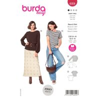 Strih Burda 6059 - Blúzka, tričko