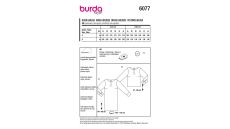Strih Burda 6077 - Balónové šaty, blúzka