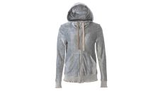 Strih Burda 6090 - Mikina na zips s kapucňou, mikina s vysokým golierom