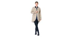 Strih Burda 6096 - Sako peplum pre plnoštíhle dlhé sako
