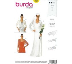 Strih Burda 7686 - Bolero