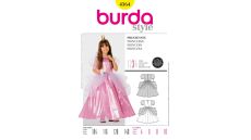 Strih Burda 4364 - Šaty pre princeznú