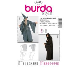 Strih Burda 2483 - Čarodejník, Gandalf, mág