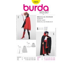 Strih Burda 2435 - Drakula, diablice