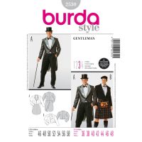 Strih Burda 2530 - Gentleman, frak