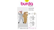 Strih Burda 4107 - Myška, psík