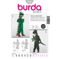 Strih Burda 2503 - Drak, dinosaurus