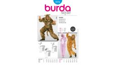 Strih Burda 3576 - Lev, tiger, zajac