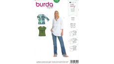 Strih Burda 8100 - Dámsky top