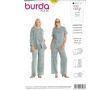 Strih Burda 8108 - Top, sako a nohavice