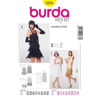 Strih Burda 2376 - Charleston, Vintage