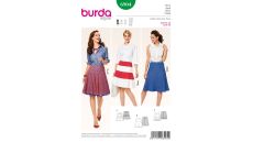 Strih Burda 6904 - Áčková sukňa, letná sukňa